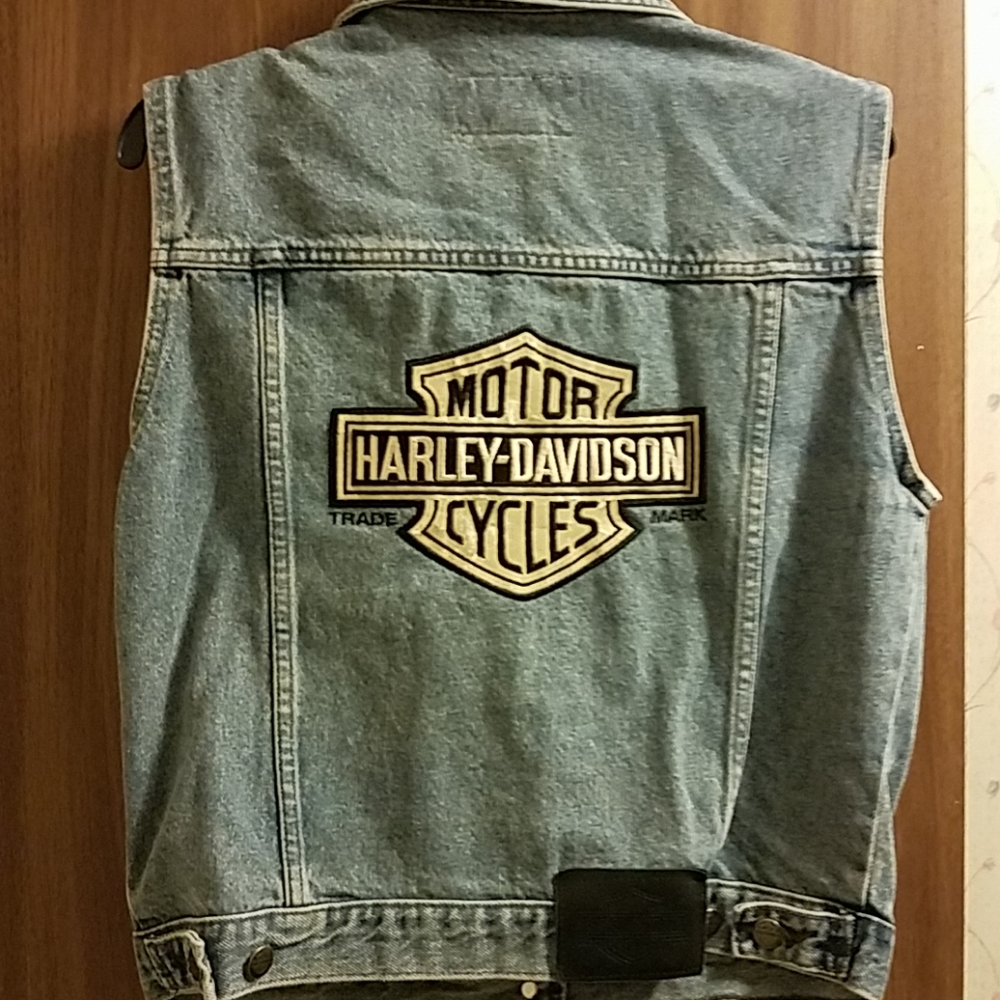 Harley Davidson ladies denim vest